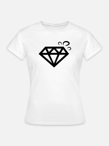 diamant diamond - Frauen T-Shirt - Weiß
