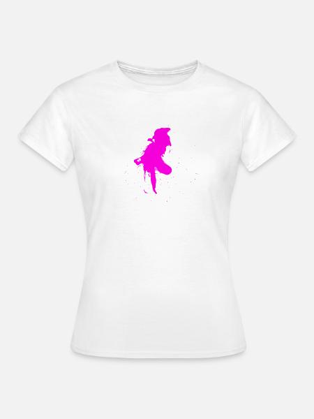 Farbfleck - Frauen T-Shirt - Weiß