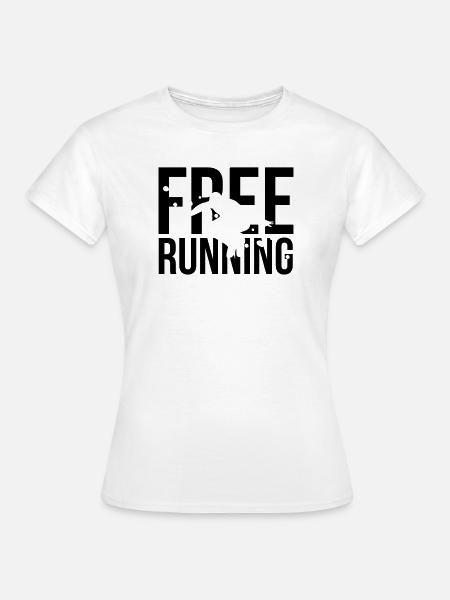 le free running - T-shirt Femme - blanc