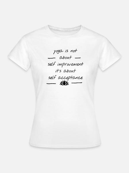 yoga - Frauen T-Shirt - Weiß