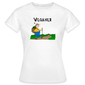 Wanderlust - Frauen T-Shirt - Weiß - Vorne - AI Model Female 172 dark (172cm)