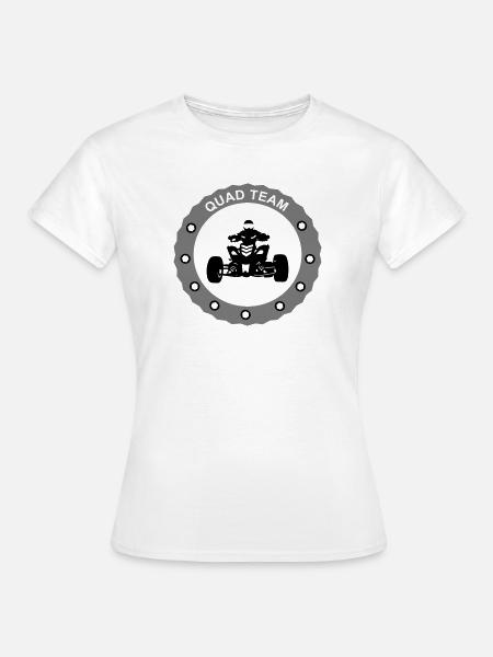 Quad team - Frauen T-Shirt - Weiß