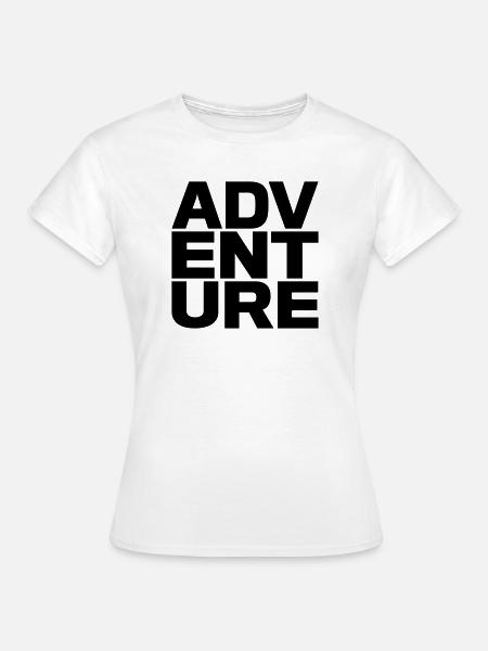 Adventure - Frauen T-Shirt - Weiß