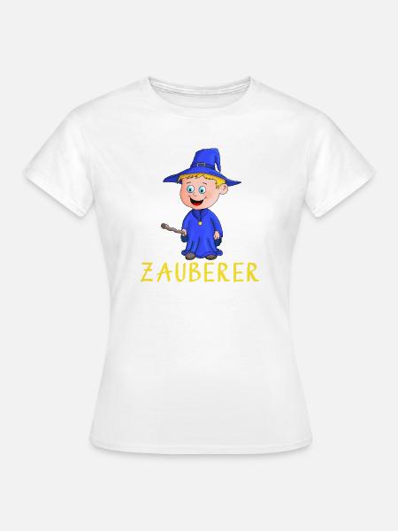 Magier - Zauberer - Frauen T-Shirt - Weiß