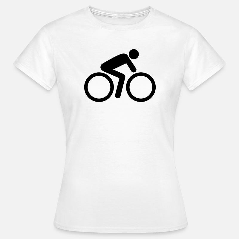biker cyclist - Women's T-Shirt - white
