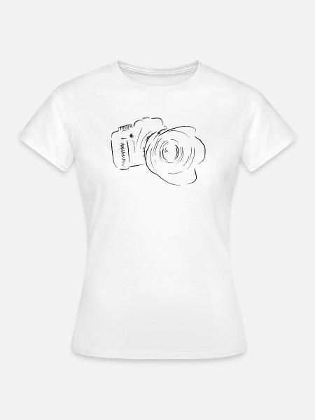 camera - Women's T-Shirt - white
