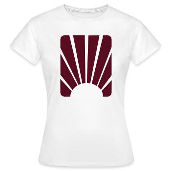 Sun - Women's T-Shirt - white - Front - AI Model Female 172 dark (172cm)