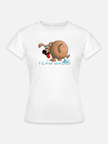 Team Gassi - Frauen T-Shirt - Weiß