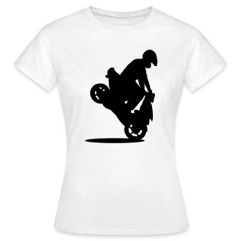 Roller Stunt - Frauen T-Shirt - Weiß - Vorne - AI Model Female 172 dark (172cm)