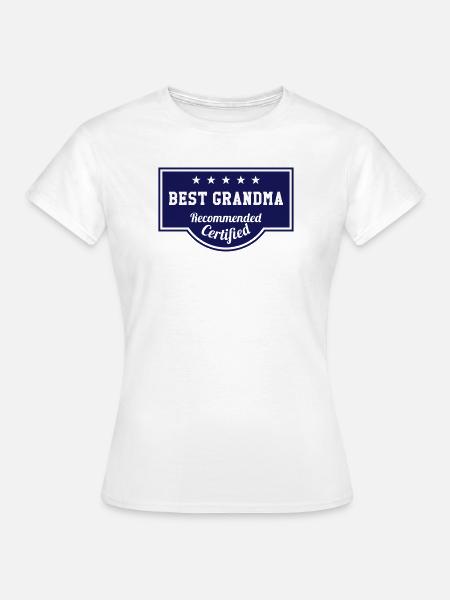 Best Grandma - Frauen T-Shirt - Weiß