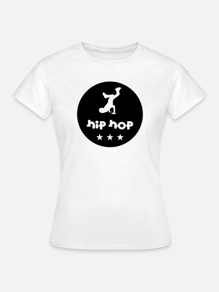 Hip Hop - Frauen T-Shirt - Weiß