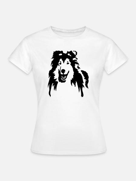 Collie - Frauen T-Shirt - Weiß