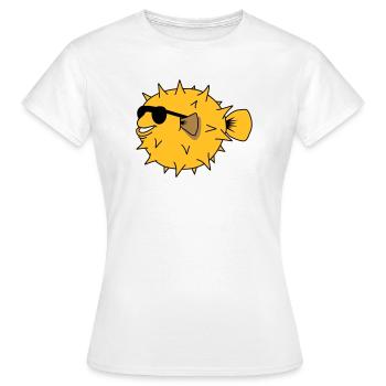 YEAH COOL - T-shirt Femme - blanc - Devant - AI Model Female 172 dark (172cm)