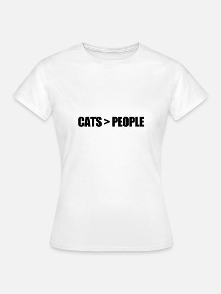 Cat - Frauen T-Shirt - Weiß
