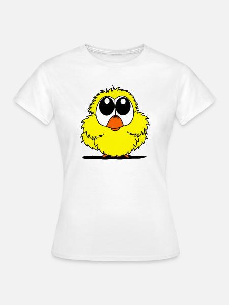 Küken süss - Frauen T-Shirt - Weiß