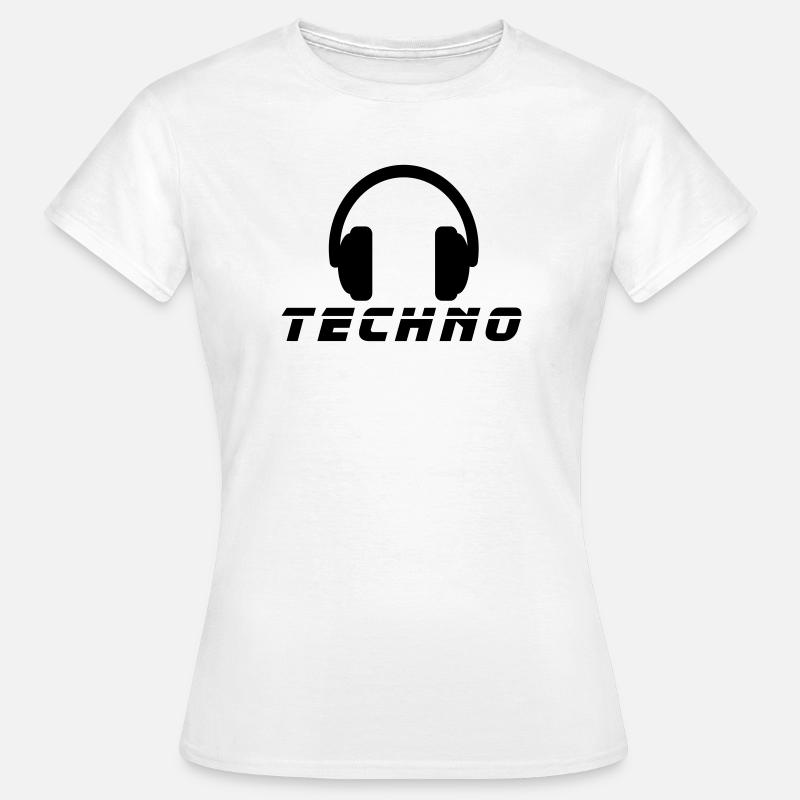 Techno - Women's T-Shirt - white