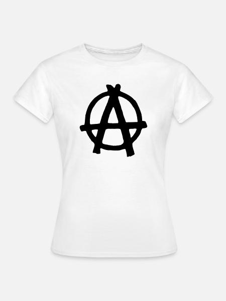 Anarchy - Frauen T-Shirt - Weiß