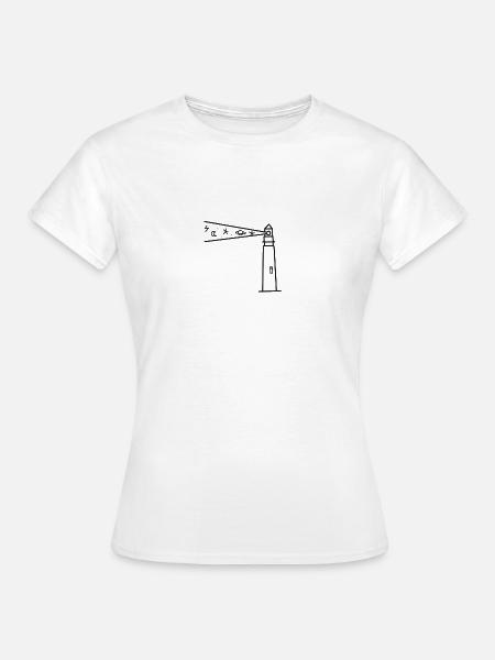 Leuchtturm - Frauen T-Shirt - Weiß