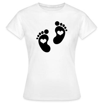 Baby - Frauen T-Shirt - Weiß - Vorne - AI Model Female 172 dark (172cm)