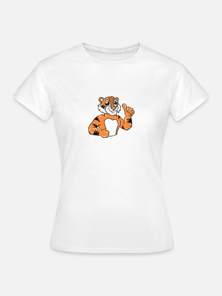 Tiger - Frauen T-Shirt - Weiß