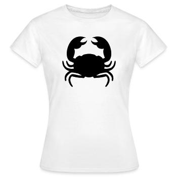 krabbe - Frauen T-Shirt - Weiß - Vorne - AI Model Female 172 dark (172cm)