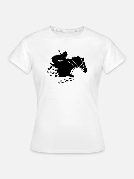 cavalière - T-shirt Femme - blanc