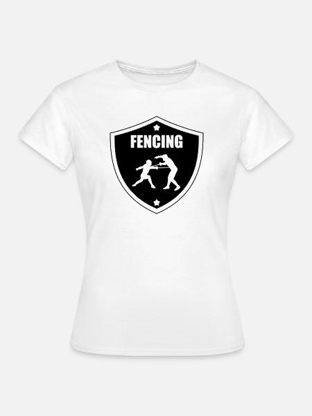 Fencing - Frauen T-Shirt - Weiß