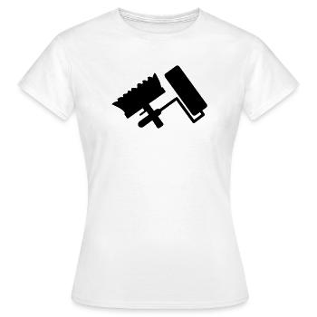 la couleur - T-shirt Femme - blanc - Devant - AI Model Female 172 dark (172cm)