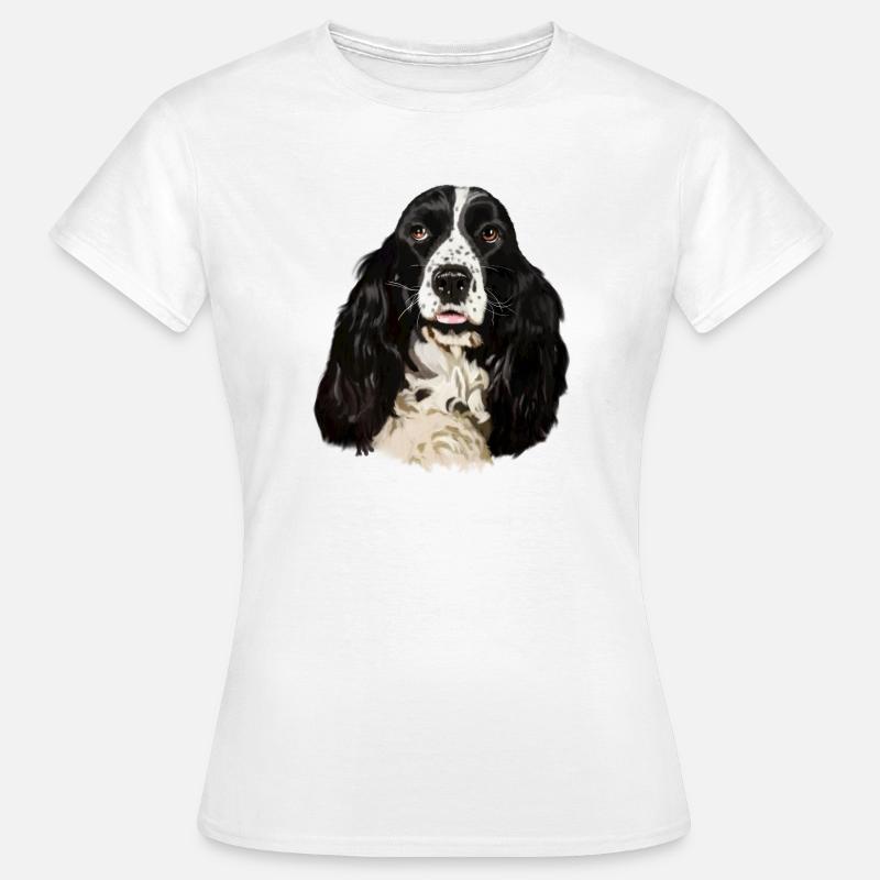 cocker spaniel - Women's T-Shirt - white