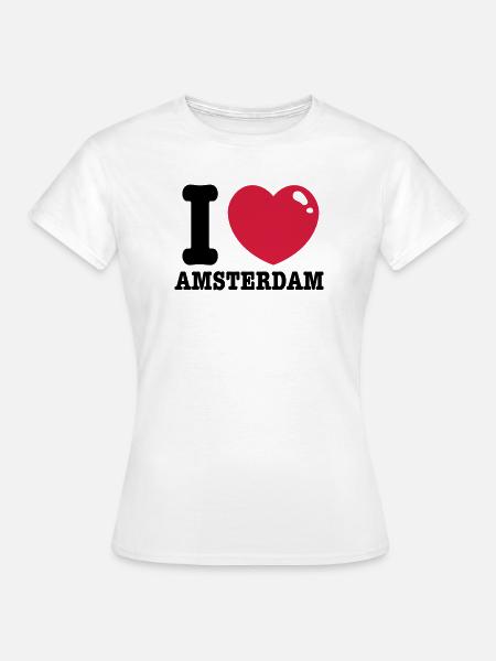 amsterdam - Frauen T-Shirt - Weiß
