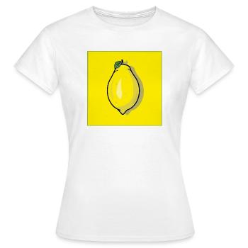 lemon lemon - Women's T-Shirt - white - Front - AI Model Female 172 dark (172cm)