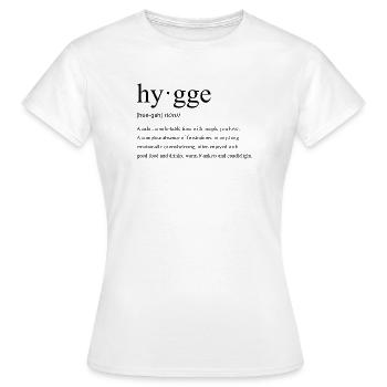 Hygge lifestyle - Women's T-Shirt - white - Front - AI Model Female 172 dark (172cm)