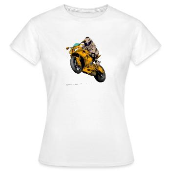 bike - T-shirt Femme - blanc - Devant - AI Model Female 172 dark (172cm)