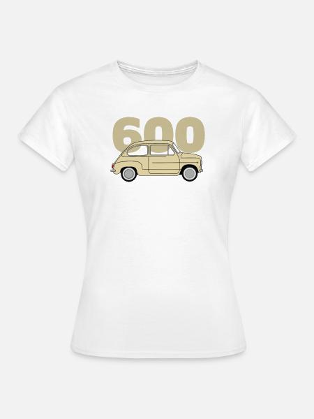 600 beige - Frauen T-Shirt - Weiß