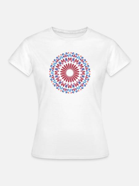 Mandala - Frauen T-Shirt - Weiß