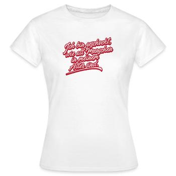 Lustig Sprüche Alter Uralt Alt Werden Geburtstag - Frauen T-Shirt - Weiß - Vorne - AI Model Female 172 dark (172cm)