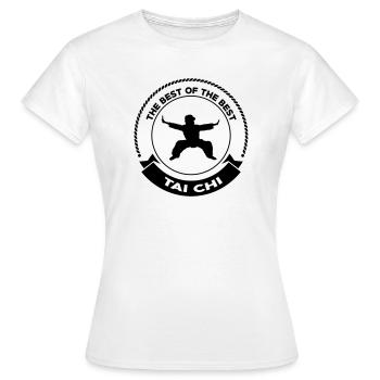 Taijiquan / Tai-Chi Chuan / Tai Chi / Tai-Chi - T-shirt Femme - blanc - Devant - AI Model Female 172 dark (172cm)