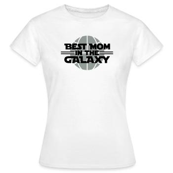 Best Mom In The Galaxy - Frauen T-Shirt - Weiß - Vorne - AI Model Female 172 dark (172cm)