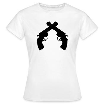 Police - Policeman - Cop - Policier - Polizei - Women's T-Shirt - white - Front - AI Model Female 172 dark (172cm)