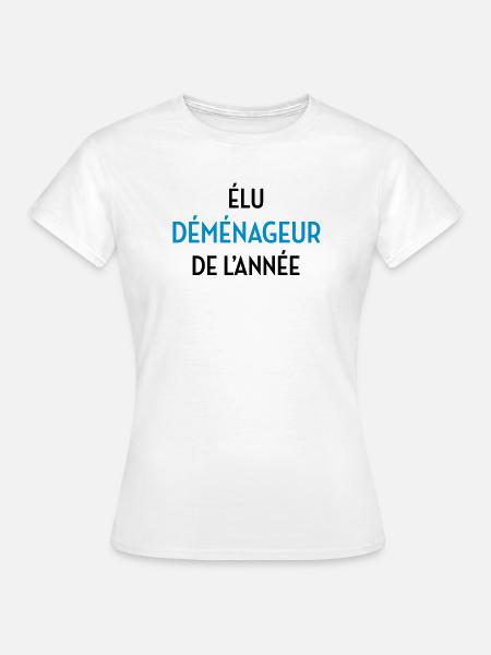 Déménageur / Déménagement / Déménager / Camion - T-shirt Femme - blanc
