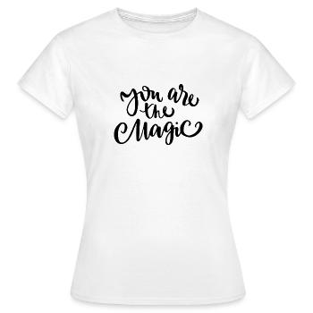 You are magical - Magic - Women's T-Shirt - white - Front - AI Model Female 172 dark (172cm)