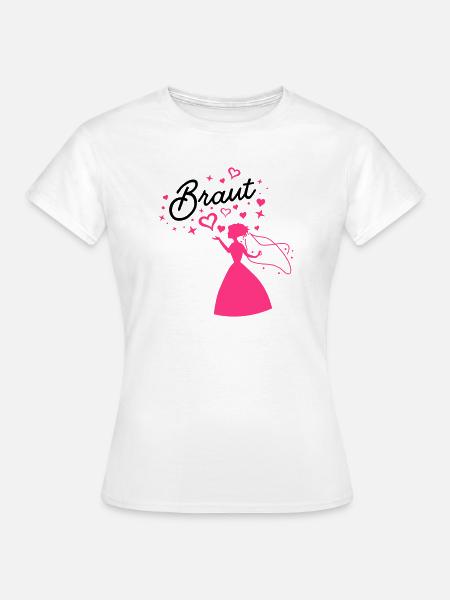 junggesellinnenabschied braut - Frauen T-Shirt - Weiß
