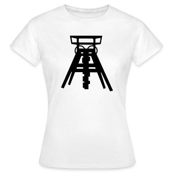 zeche ruhrgebiet - Frauen T-Shirt - Weiß - Vorne - AI Model Female 172 dark (172cm)