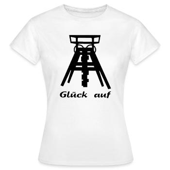 zeche ruhrgebiet - Frauen T-Shirt - Weiß - Vorne - AI Model Female 172 dark (172cm)