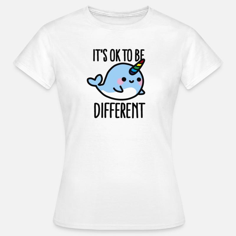 It's ok to be different - Women's T-Shirt - white
