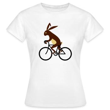 hare - Women's T-Shirt - white - Front - AI Model Female 172 dark (172cm)