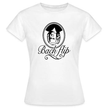Bach Flip - Frauen T-Shirt - Weiß - Vorne - AI Model Female 172 dark (172cm)