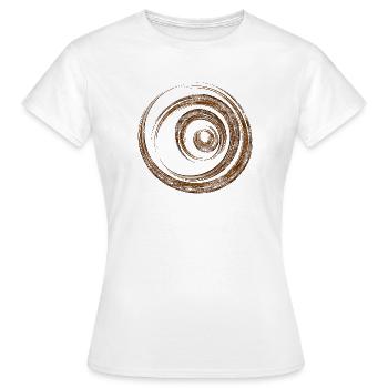 cercle - T-shirt Femme - blanc - Devant - AI Model Female 172 dark (172cm)
