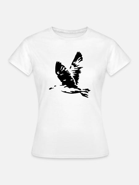 fliegende moewe urlaub - Frauen T-Shirt - Weiß