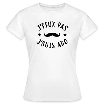 Teenager / Jugendliche / Jugendlicher / Kind - Frauen T-Shirt - Weiß - Vorne - AI Model Female 172 dark (172cm)